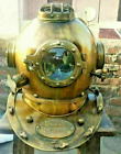 Brass Vintage Style Deep Sea Mark V Nautical U.S Navy Diving Divers Helmet 18