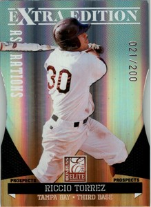 2011 Donruss Elite Extra Edition Prospects Aspirations #72 Riccio Torrez /200