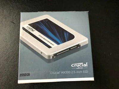 Crucial MX300 CT2050MX300SSD1 2TB SATA 2.5" Internal Solid State Drive SSD  - Image 1 of 4