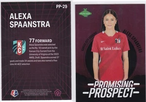 2023 NWSL Parkside Purple Promising Prospects #PP-29 Alexa Spaanstra - Kansas - Picture 1 of 1