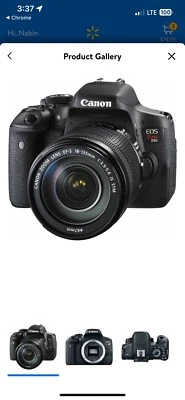 Canon EOS Rebel T6i 24.2 MP Digital SLR Camera With 18-135mm 1:3.5-5.6 IS Lens - Image 1 of 4