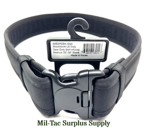 BLACKHAWK 2.25" BALLISTIC CORDURA ERGONOMIC PADDED DUTY BELT 44B2MDBK-GSA - Picture 1 of 8