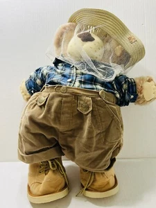 Vintage Furskins Boone The Beekeeper Bear Plush - Picture 1 of 8