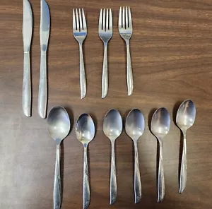 Oneida Community TWIN STAR Atomic 11 Replacement Pieces Stainless Flatware MCM - Picture 1 of 4
