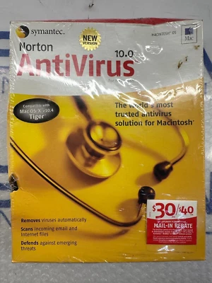Norton Antivirus by Symantec 10.0 Mac OS - Image 1 of 2