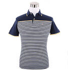 Tommy Hilfiger Men Short Sleeve Classic Fit Stripe Pique Polo Shirt-$0 Free Ship