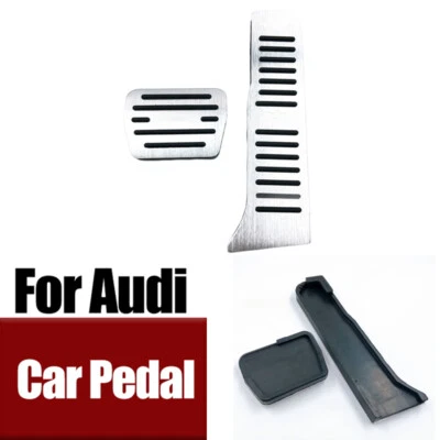 Pedal de freno acelerador de gas de coche de acero inoxidable sin silpa para Audi A3 TT Q3 Foto 1 de 4