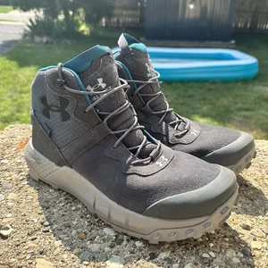 UNDER AMOUR PARA HOMBRES 11 Micro G® Valsetz Trek 6" cuero medio impermeable 3025577-100 - Imagen 1 de 11