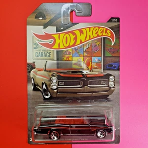 2016 Hot Wheels - '67 Pontiac GTO - Black - 1/10 Garage Series Walmart Exclusive - Picture 1 of 6
