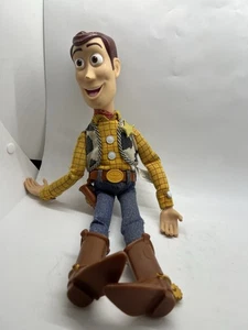 Disney Pixar Thinkway Toy Story Woody Pull String Bambola Parlante Funzionante Vintage - Foto 1 di 24