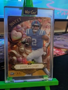 24 Wild Card Sweet Jaxson Dart /4 Rc - Picture 1 of 1