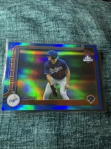 2025 Topps Pro Debut Chase Harlan Blue Foil Parallel /150 Short Print - LA - Bild 1 von 6