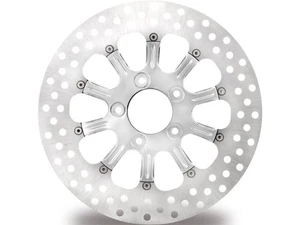 Performance Machine Moto Motorcycle Revel Front Brake Rotor Chrome - 11.5 Inch - Picture 1 of 1