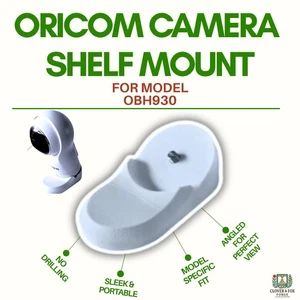 Oricom OBH930 Baby Monitor Mount: No-Drill Angled Shelf Stand - Picture 1 of 7