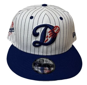 New Era Los Angeles Dodgers Deceptor 9FIFTY SnapBack Hat White Blue Cap MLB - Picture 1 of 5