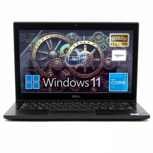 Dell 7280 I5 12.5" Touch Screen Windows 11 Pro 16Gb Ram 960Gb Ssd Refurbished - Picture 1 of 8