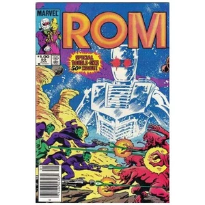Rom #50 Newsstand - 1979 series Marvel comics VF+ Full description below [t| - Picture 1 of 1