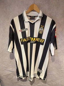 Maglia Calcio Juventus Home 2001/02 Adulti Originale Lotto Large Uomo 2002 - Foto 1 di 19