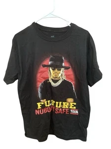 2017 Future Nobody Safe Tour T-Shirt Black Medium Migos Kodak Black Rap Tee - Picture 1 of 4