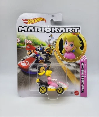 Hot Wheels Mattel Mario Kart Princess Peach Standard Kart Diecast Car