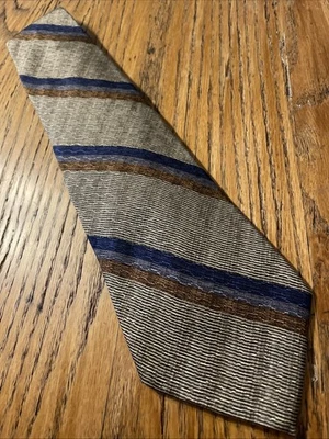 De colección NUEVO CON ETIQUETAS NOS J.Z. Corbata de seda a rayas Richards The Claymore Shop EE. UU. hecha a mano Foto 1 de 4
