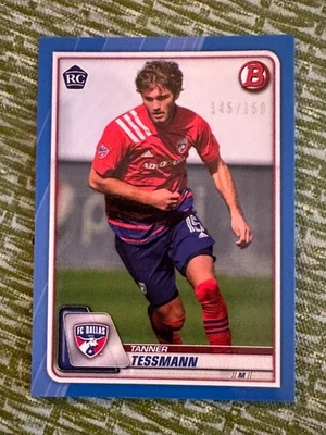 HOT  TANNER TESSMAN  RC 2020 BOWMAN ON DEMAND 145/150 LYON USMNT - Image 1 of 2