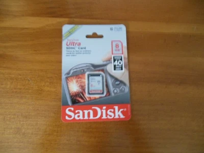 NEW SanDisk Ultra 8GB SDHC Card - Image 1 of 2