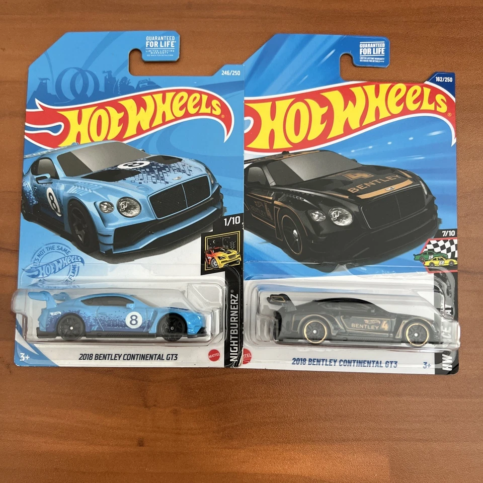 2021 Hot Wheels Gamestop 2018 Bentley CONTINENTAL Gt3 Blue