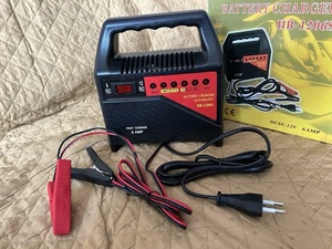 Battery Charcher HB-1206S Batterie Ladegerät z.B.für Motorrad wie neu unbenutzt - Bild 1 von 4