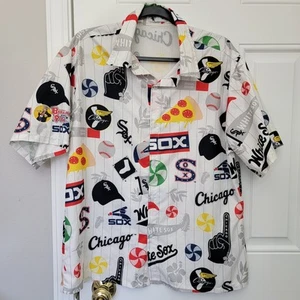 Chicago White Sox Beggars Pizza All Over Print AOP Hawaiihemd 2019 Gr. M - Bild 1 von 8