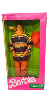 Muñeca Barbie Ken United Colors of Benetton Mattel 9406 de colección en caja original 1990 D2 Foto 1 de 4