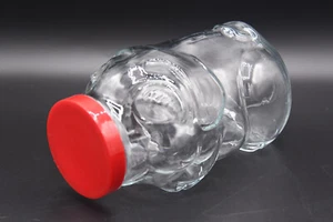 Vintage Libbey Glas Sparschwein süß Save Quarters Taschenwechsel Spitze Schwur Glas - Bild 1 von 5