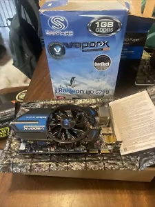 SAPPHIRE ATI RADEON HD 5770 VAPOR-X 1GB GDDR5 PCI-E X16 - Picture 1 of 1