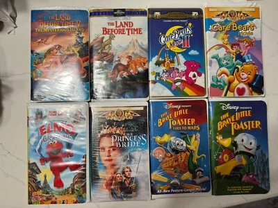 VHS Pixar/disney And Others Films Lot 8 Great Shape. All Used - Image 1 of 4