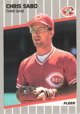 Fleer Chris Sabo 170 Cincinnati Reds 1989 Foto 1 de 2