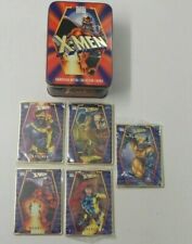 X-Men Metal Collectors Cards Set in Embossed Tin, 1996