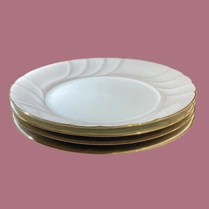 Set of 4 Mikasa Rose Bisque 8" Salad Plates See Photos & Read - Picture 1 of 15