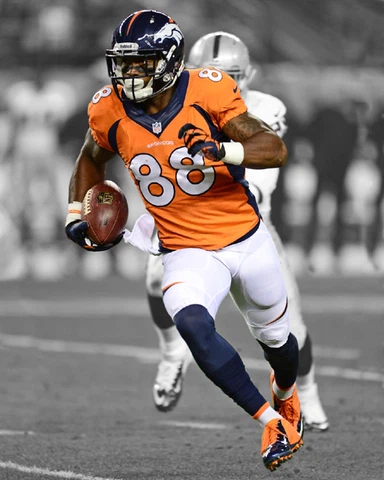 Denver Broncos DEMARYIUS THOMAS Glossy 8x10 Photo Spotlight Print NFL Poster Cover