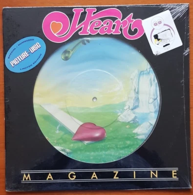 HEART  MAGAZINE RARE USA PICTURE DISC NUMBERED 1978 VINYL LP, SEALED, MINT - Image 1 of 2