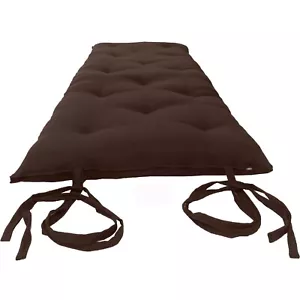 Traditional Japanese Floor Rolling Futon Mattress, Shikifuton 3 x 39 x 80 Brown - Picture 1 of 2
