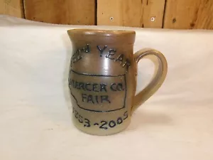 Maple City Keramik Salz glasierte Krugvase ~ Mercer Co Messe "Best of Show" - Bild 1 von 9