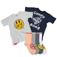 CANDY GANG Jungen Kinder SPARBOX Nr.13 - T-Shirts Doppelpack + 4er Pack Socken