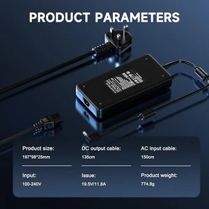 230W Acer Laptop Charger Power Supply Adapter for Acer - Picture 1 of 3