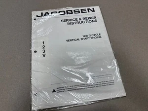 Jacobsen 123V Commercial Engine Service & Repair Manual 4PS 2-Cycle Workshop SRI - Bild 1 von 2