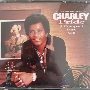 Charley Pride: 36 All-Time Greatest Hits 3CD Box Set NM/VG+ Fat box Case Xlnt - Picture 1 of 2