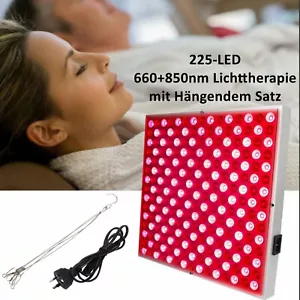 225-LED Rotlicht Infrarotlampe Nah-infrarot Therapie Lampe Lichttherapie 45W DE - Bild 1 von 24