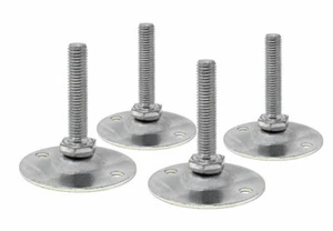 Design61 4x Justierschraube Verstellschraube Beweglicher Stellschraube M10x50 mm - Bild 1 von 5