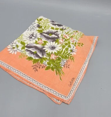 Pañuelo vintage Colette flores silvestres ramo ramo flores jardín pañuelo  Foto 1 de 4