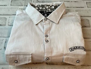 Rock Roll-n-Soul Black White Long Sleeve Shirt Size 2XL New - Picture 1 of 6