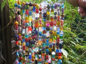 GLASPERLEN MIX WUNDERSCHÖNE BUNTE LAMPWORK PERLEN 3 STRÄNGE JE 20 STÜCK PERLEN - Bild 1 von 7